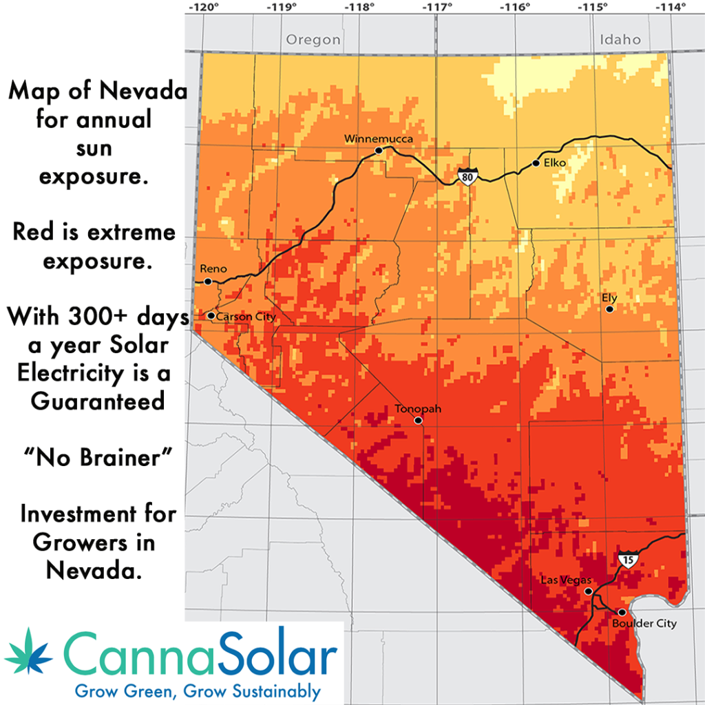 Solar Insolation In Nevada Canna Solar
